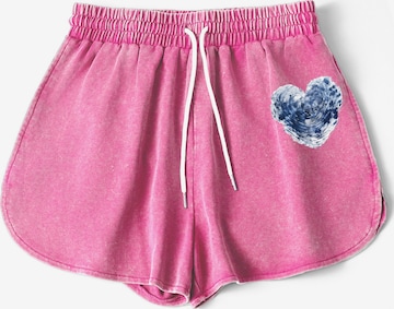 GORHEY Zwemshorts in Roze: voorkant