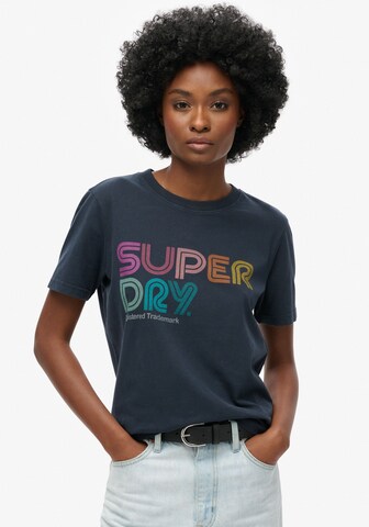 T-shirt Superdry & Co en bleu : devant