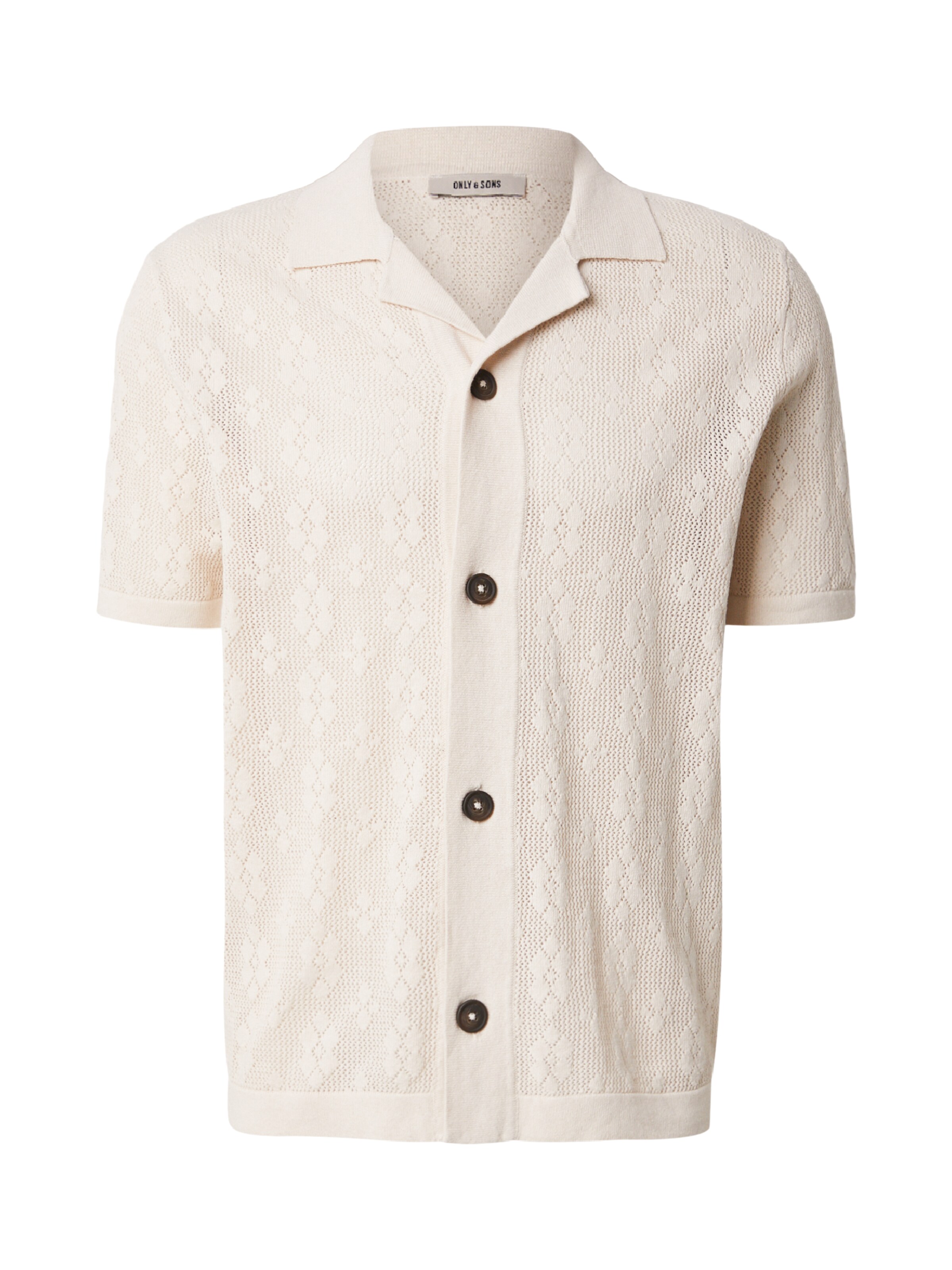 Only & Sons Плетена жилетка 'ONSKEN' в сиво: отпред