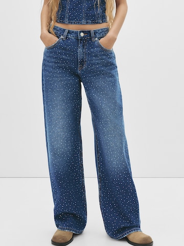 Pull&Bear Baggy Jeans i blå: forside