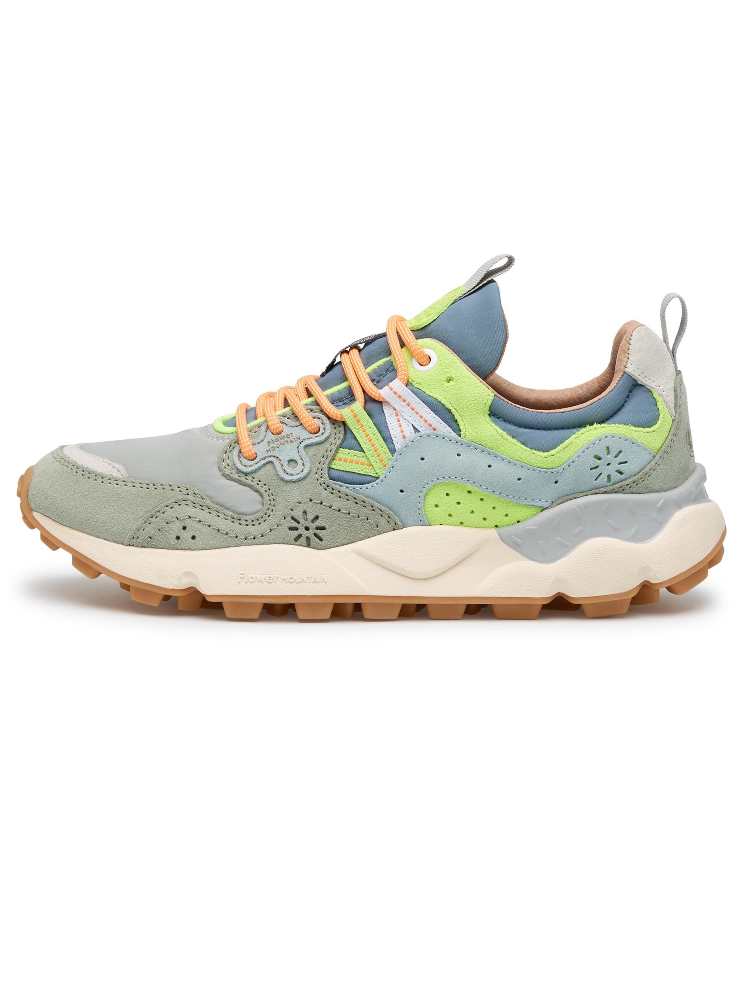 Baskets basses 'YAMANO 3 UNI' Flower Mountain en vert : devant