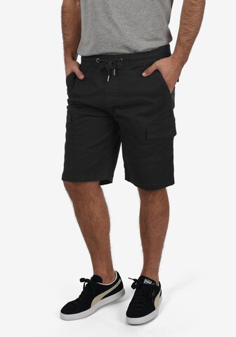 Regular Pantalon cargo 'Henik' !Solid en noir : devant