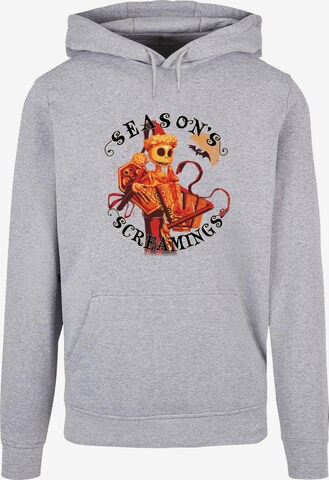 ABSOLUTE CULT Sweatshirt 'The Nightmare Before Christmas - Seasons Screamings' in Grau: predná strana