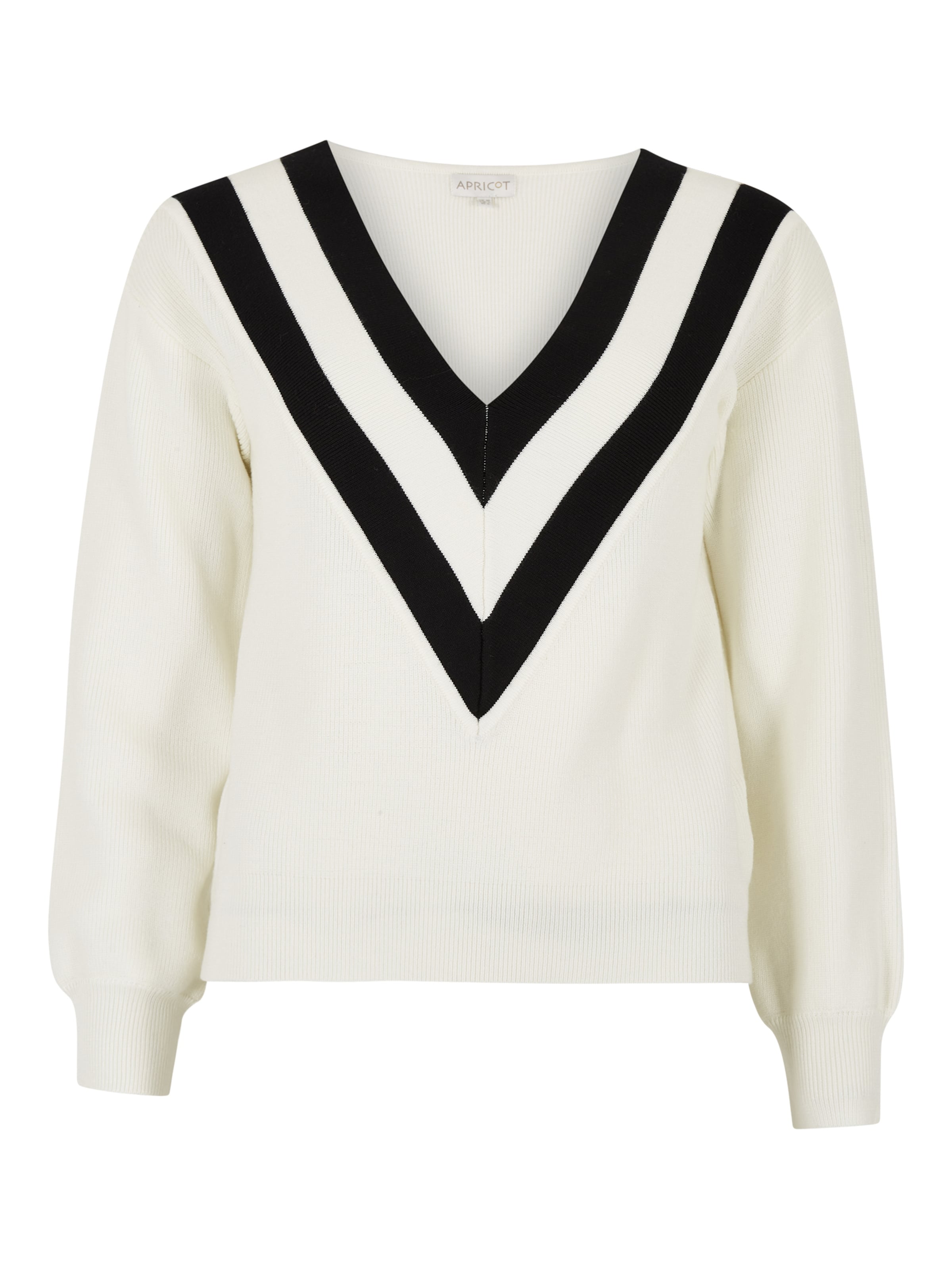 Apricot Pullover in Weiß: Vorderseite