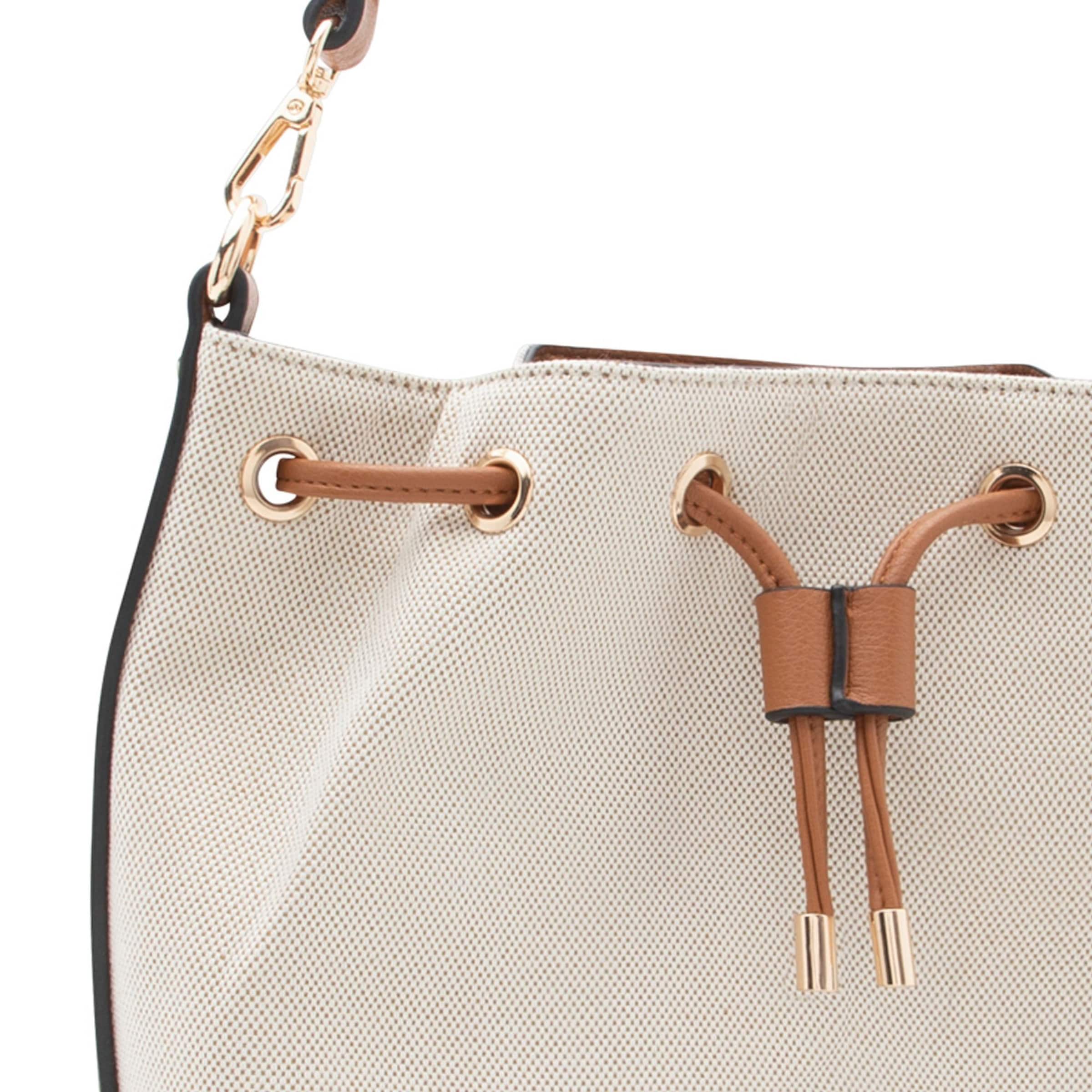 Poche ventrale 'Rea' L.CREDI en beige