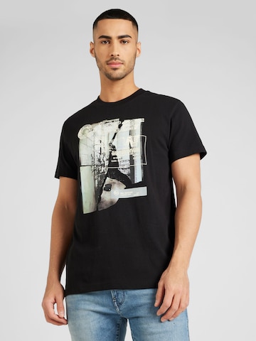 G-Star RAW Shirt 'HQ' in Black: front