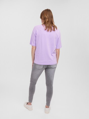 T-shirt 'Sky Ecody' Vero Moda Maternity en violet