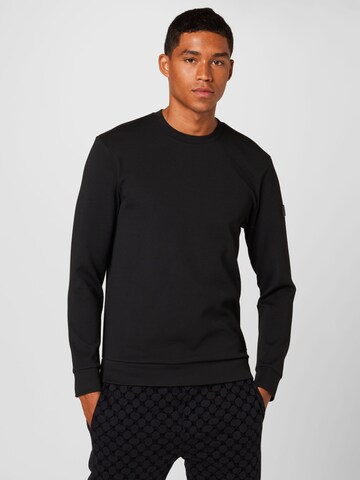 JOOP! Sweatshirt 'Steve' in Zwart: voorkant