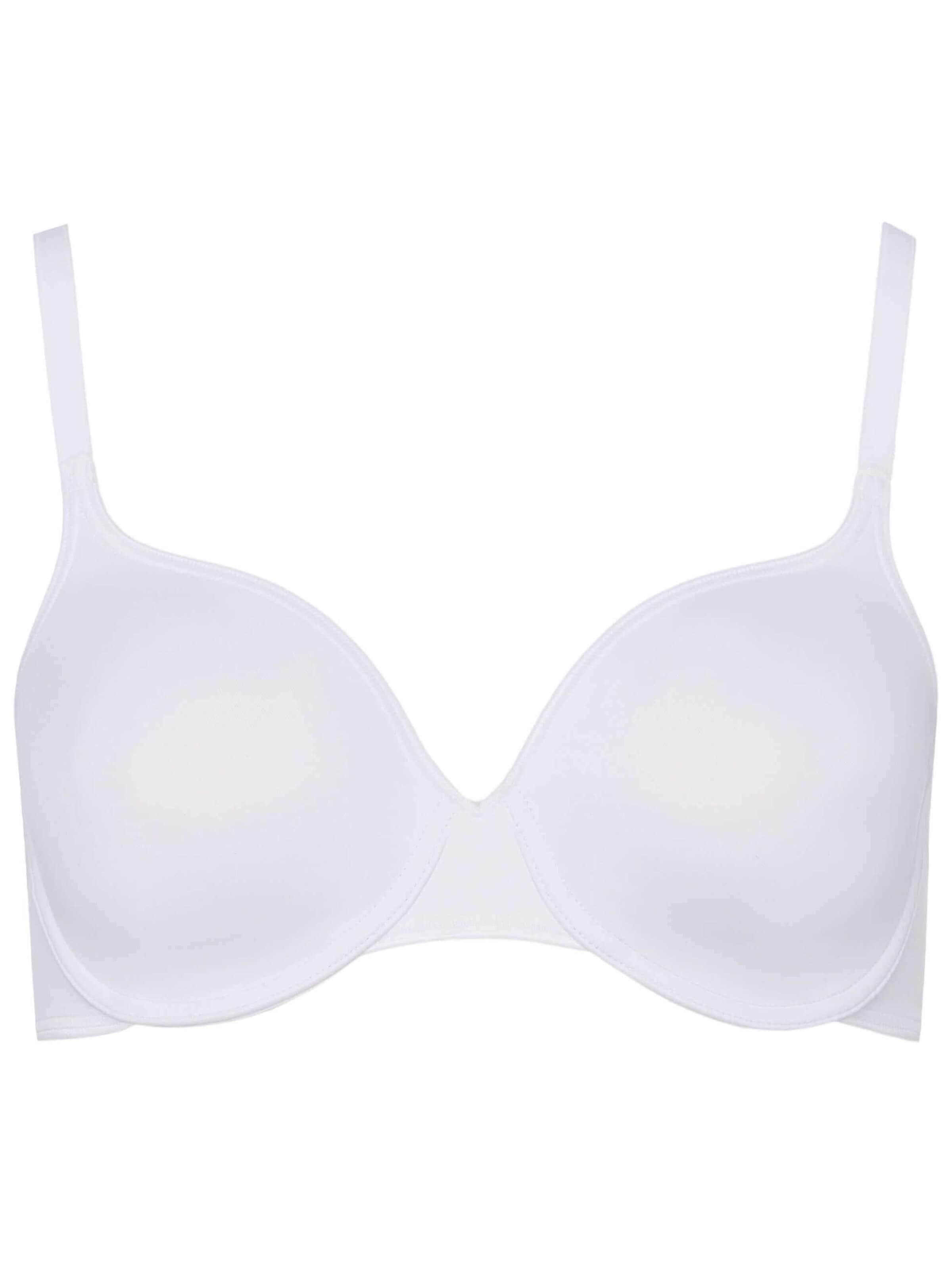 BeeDees T-Shirt BH 'T-Shirt BH Stepy Soft WHP mit Bügel, nahtlose und vorgeformte Cups, edler Look, bequem'‌ in Weiß: Vorderseite