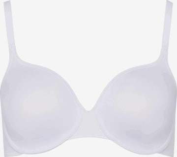 BeeDees BH 'T-Shirt BH Stepy Soft WHP Bügel-BH, nahtlose und vorgeformte Cups' in Weiß: Vorderseite