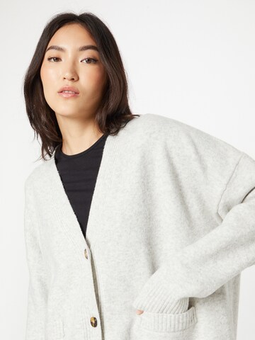 Monki Knit Cardigan in White