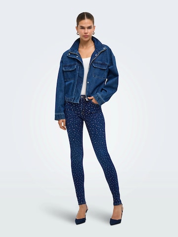 ONLY Skinny Jeansy 'ONLWAUW' w kolorze niebieski
