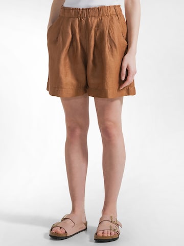 Wide leg Pantaloni di DEHA in marrone: frontale