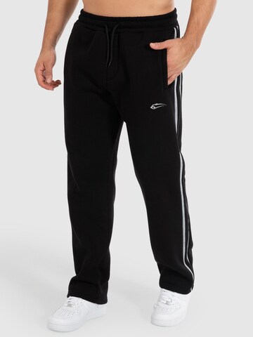 Smilodox Loosefit Sportbroek 'Miran' in Zwart