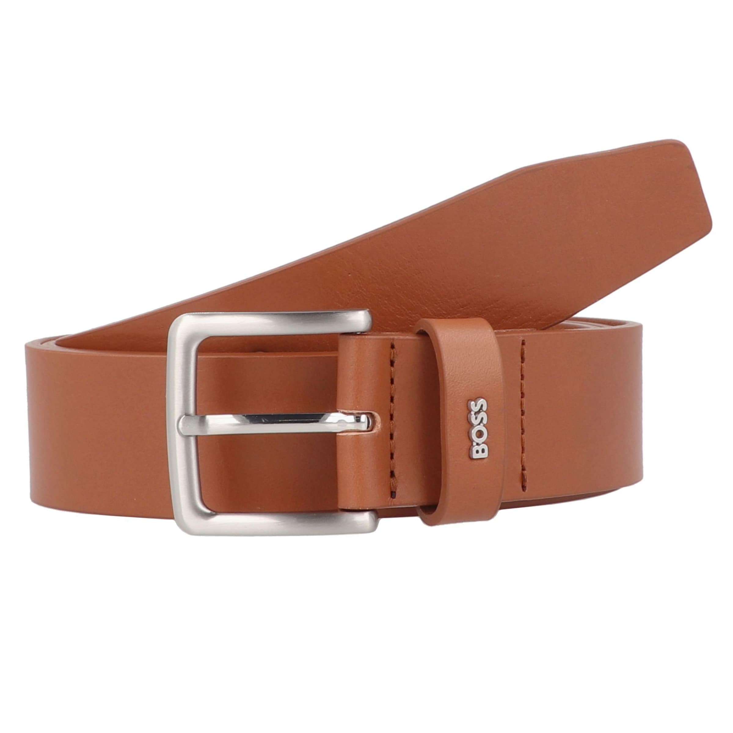 BOSS Ceinture 'Ronnie' en cognac, Vue avec produit