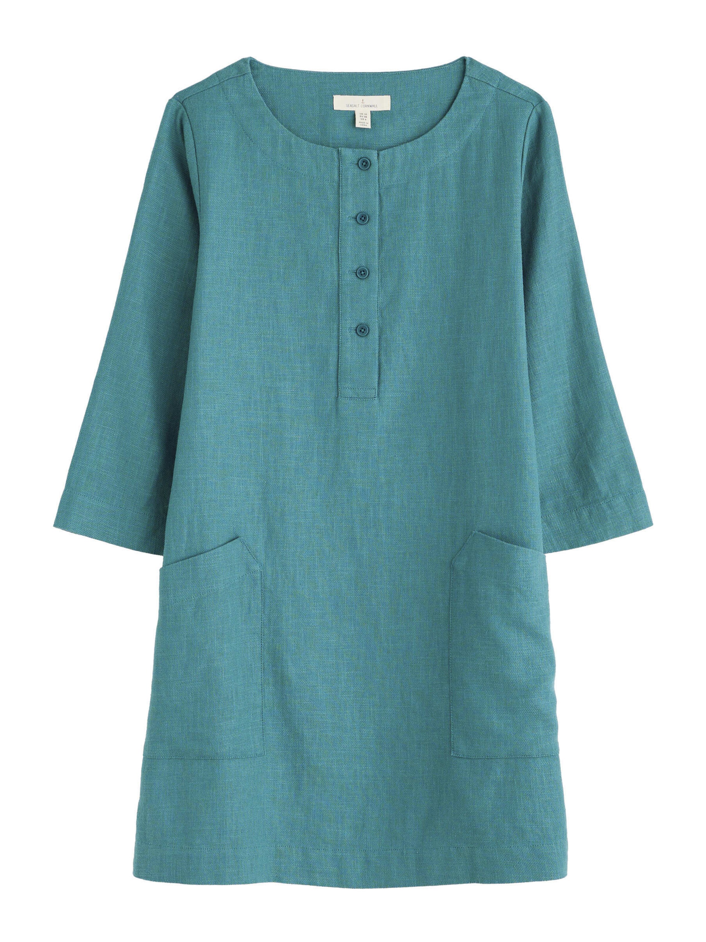 Seasalt Cornwall Tunika 'Lighthouse Rock' – modrá: přední strana