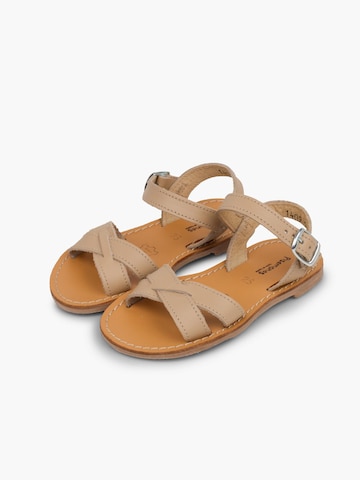 Sandales Pisamonas en beige