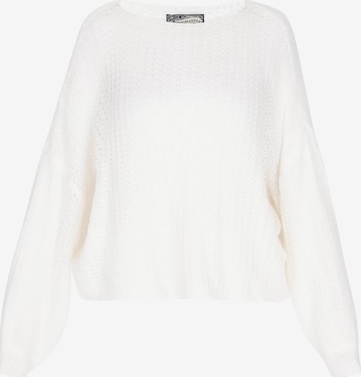 DreiMaster Vintage "Oversize" stila džemperis, krāsa - gandrīz balts, Preces skats