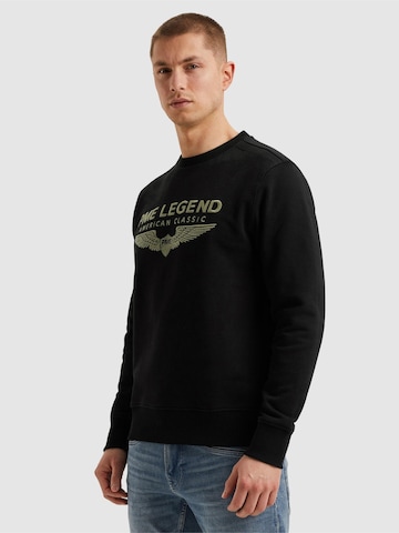 PME Legend Sweatshirt 'Sweatshirt with logo' i svart: framsida