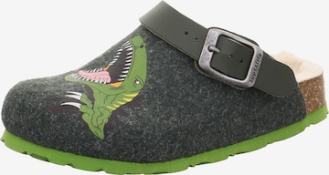 SUPERFIT - Pantufa em verde: frente