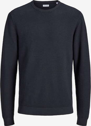 JACK & JONES Pullover 'JJEBRODY' in Blau: Vorderseite