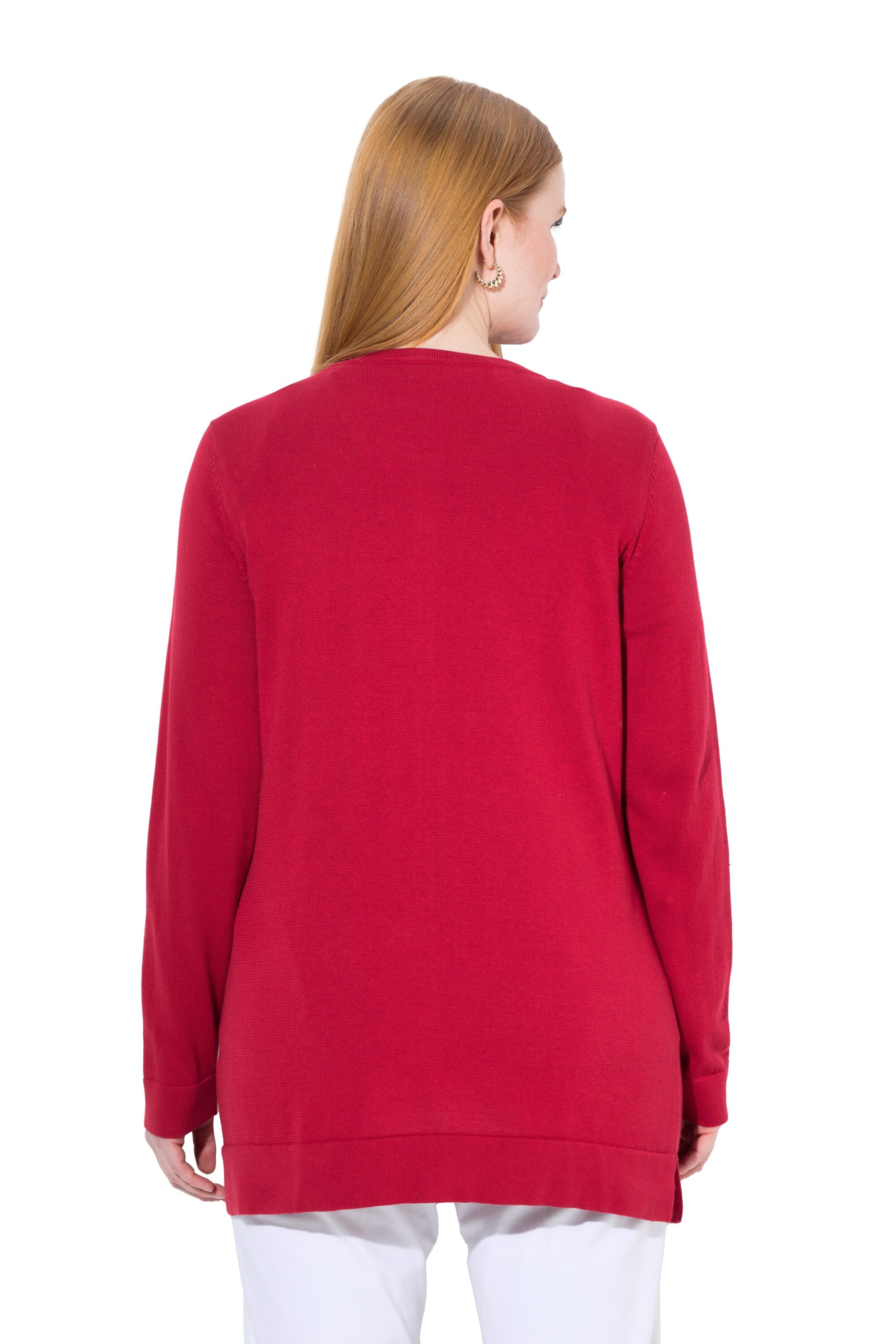 Ulla Popken Strickjacke in Rot