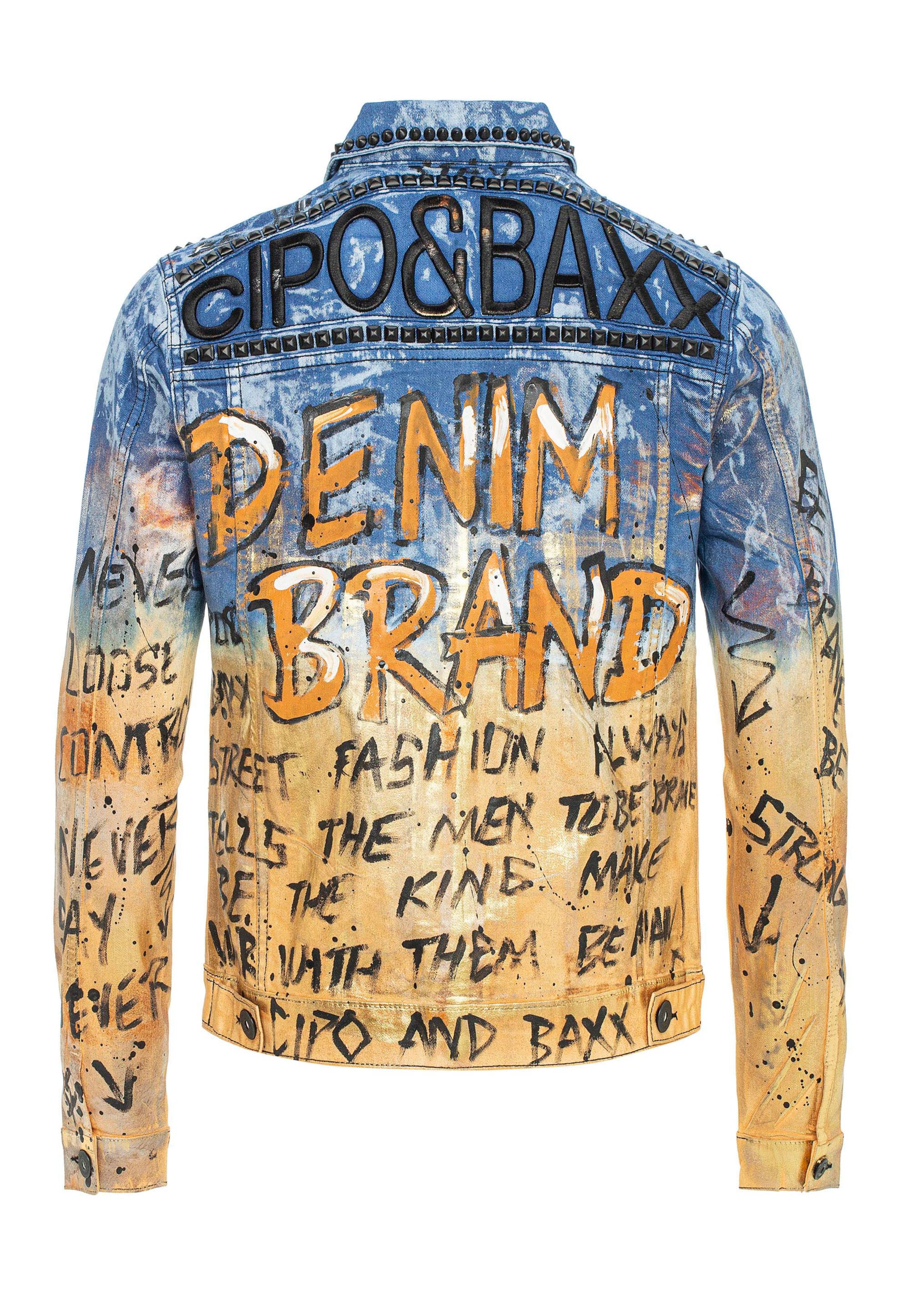 CIPO & BAXX Jeansjacke in Mischfarben