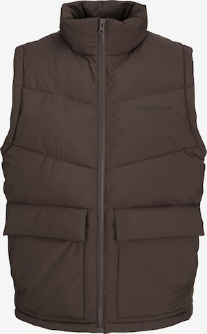 JACK & JONES Vest 'VESTERBRO' i brun: forside