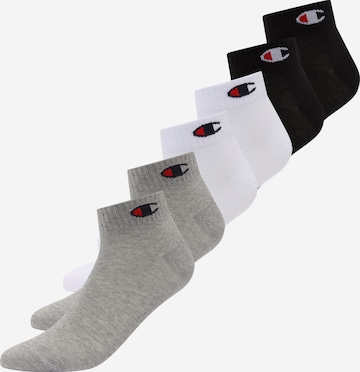 Champion Authentic Athletic Apparel Socks in Grey: front