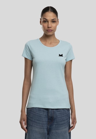 Urban Classics Shirt 'Cat' in Blauw: voorkant