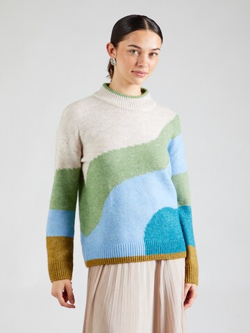WHITE STUFF Sweater 'DAISY' in Green: front