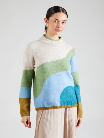 WHITE STUFF - Pullover 'DAISY' em verde: frente