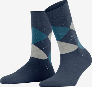 FALKE Socken 'Sensitive Argyle' in Blau: Vorderseite