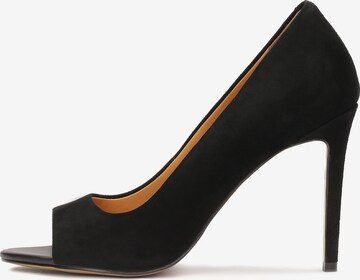 Kazar Pumps i svart: forside