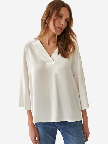 TATUUM Блуза 'SIMPLENA' в бяло: отпред