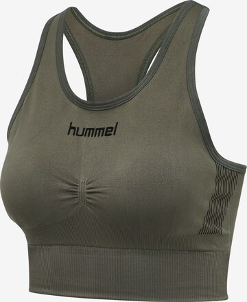 Hummel Bustier Urheilurintaliivit värissä vihreä