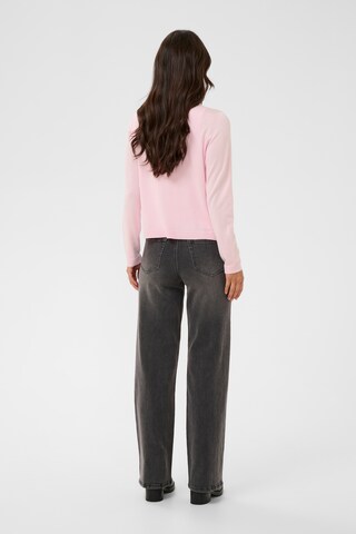 Cardigan Kaffe en rose