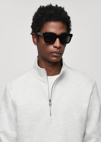 MANGO MAN Sweatshirt 'winne' in Grau