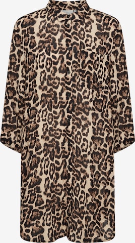 Rochie tip bluză 'Hildur' de la Kaffe pe bej: față