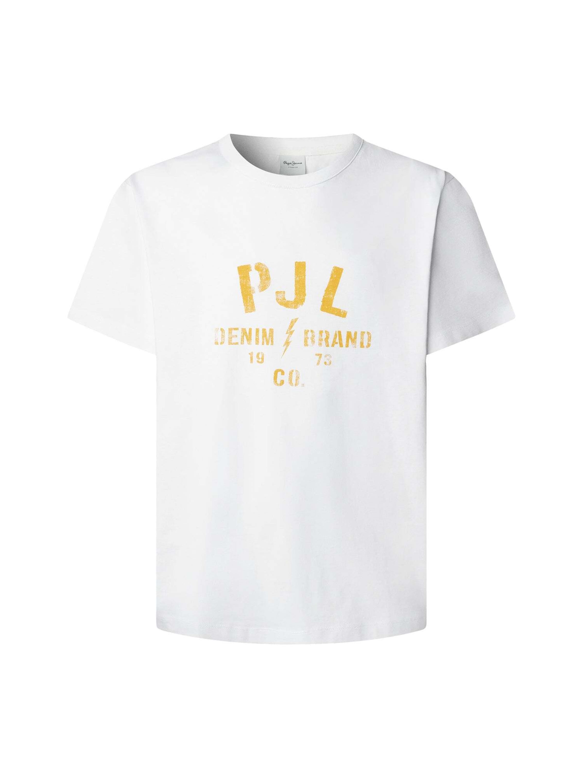 T-Shirt 'Gunner' Pepe Jeans en blanc : devant