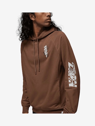 Jordan Sportsweatshirt in braun / grau / weiß, Produktansicht