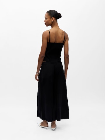 Wide Leg Pantalon 'OBJHarriet' OBJECT en noir