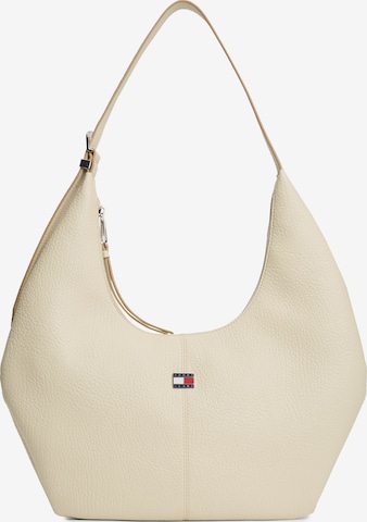 Tommy Jeans Schoudertas in Beige: voorkant