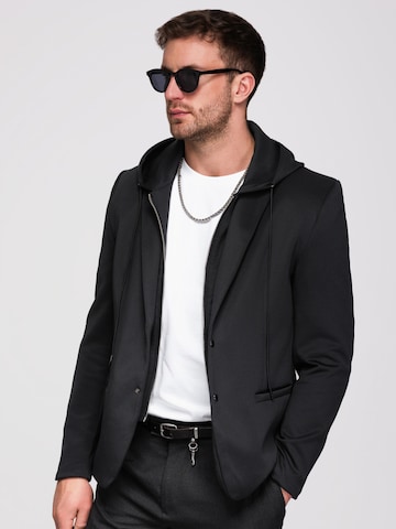 Regular fit Giacca da completo di Ombre in nero