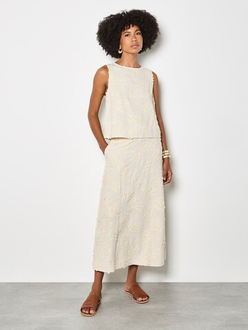 Haut Apricot en gris