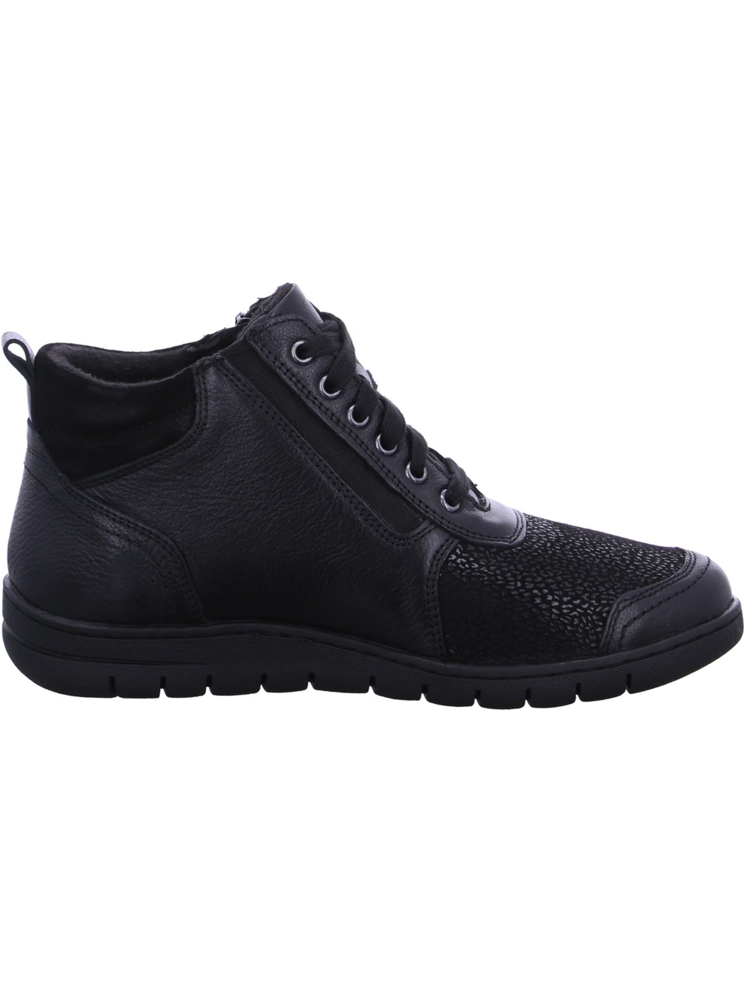 REFLEXAN Booties 'Reflexan Schnürstiefel Schwarz' in Black
