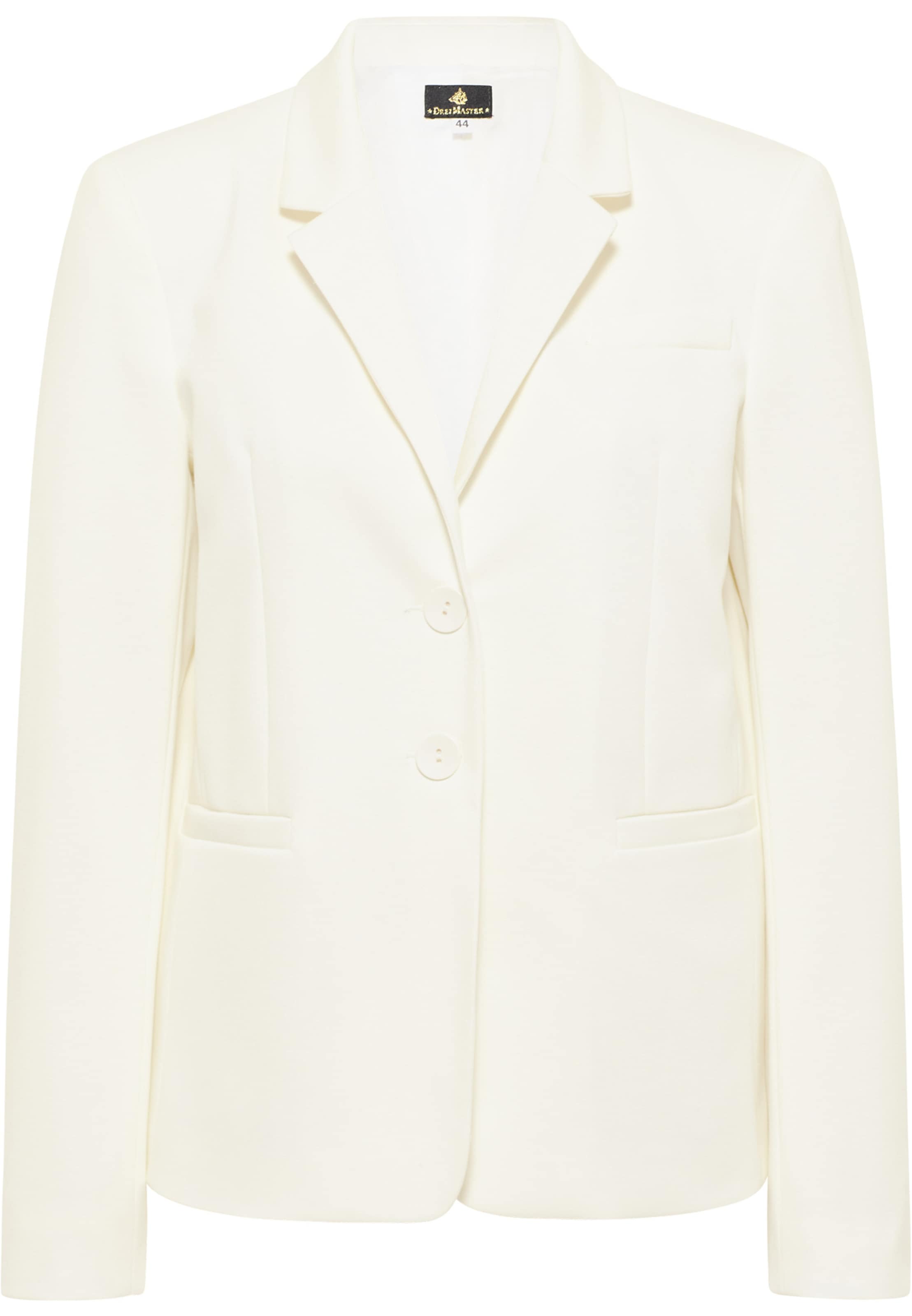 DreiMaster Klassik Blazer in White: front