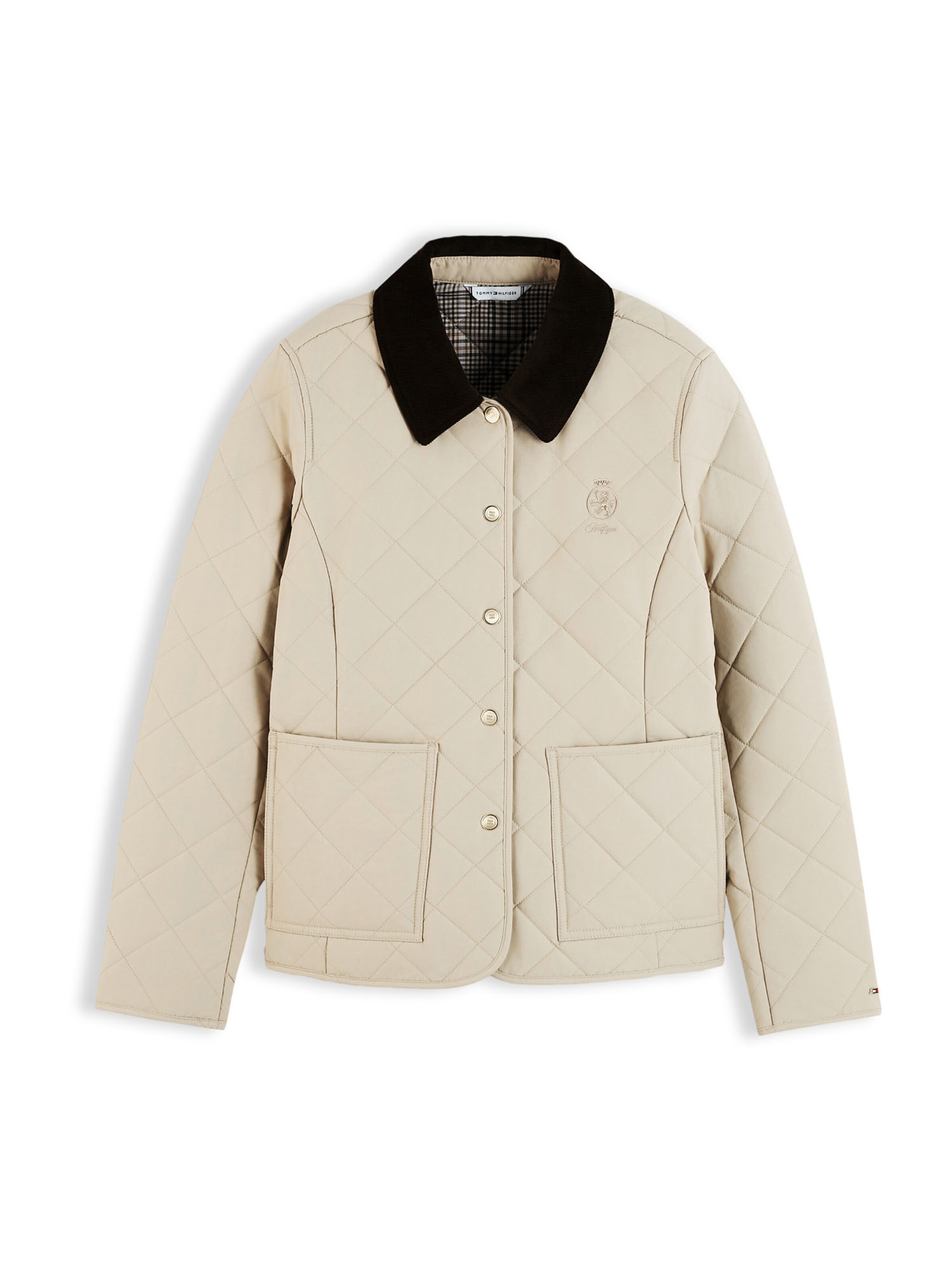 Veste mi-saison TOMMY HILFIGER en vert : devant
