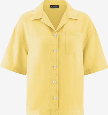 HempAge Blouse in Yellow: front