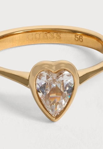 GUESS - Anillo 'Crystal Love' en oro
